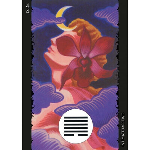 I-Ching of Love Oracle Cards Deck Lo Scarabeo with Bag & Guidebook