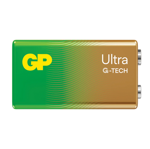 4x GP Ultra 9V Alkaline Battery 6LR61 Long Lasting Power Block