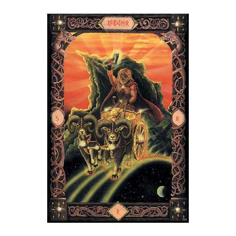 Power of the Runes Divination Card Deck w/ Velvet Bag US Games