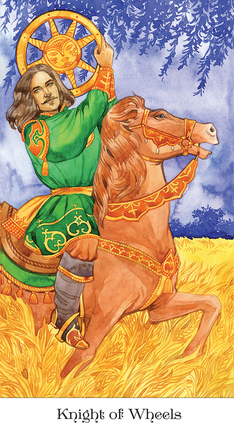 Tarot of the Golden Wheel Deck by US Games with Velvet Bag & Guidebook