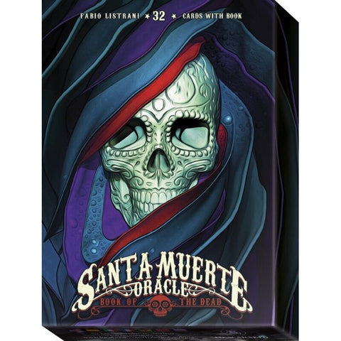 Santa Muerte Oracle Cards Deck by Fabio Listrani Lo Scarabeo + Velvet Bag