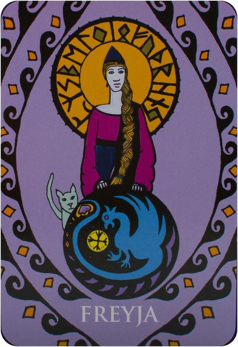 Odin And The Nine Realms Oracle Cards Deck & Guidebook With Bag
