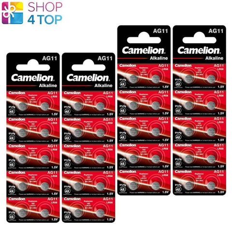 40x Camelion LR721 AG11 362 1.5V Alkaline Button Watch Batteries