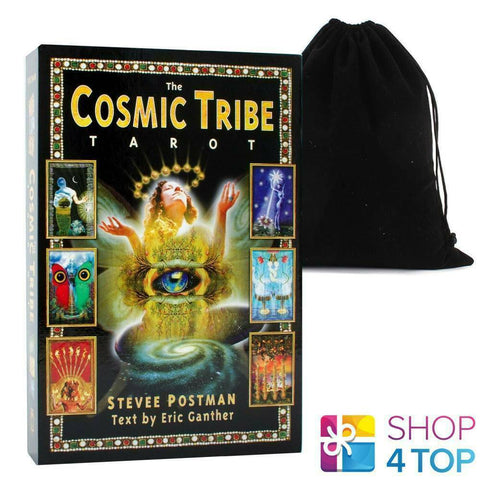 The Cosmic Tribe Tarot Cards Destiny Books Stevee Postman Text By Eric Bag NEW