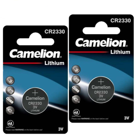 2x Camelion CR2330 3V Lithium Coin Cell Batteries DL2330 BR2330