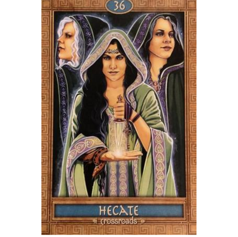 Mythic Oracle Cards Deck Greek Mythology with Guidebook & Bag Beyond Words
