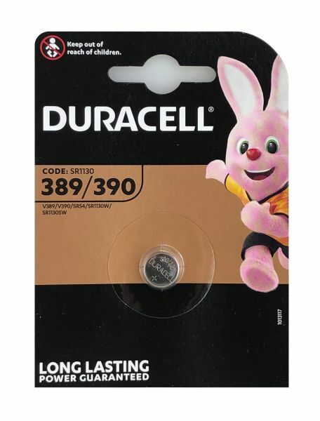 5 Duracell 389 390 Batteries Silver Sr1130W 1.55V Watch Battery NEW
