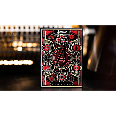 2x Avengers Infinity Saga Red Playing Cards Decks by Theory11 Marvel