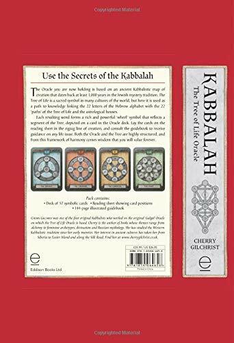 Kabbalah Tree of Life Oracle Cards Deck with Guidebook & Velvet Bag English