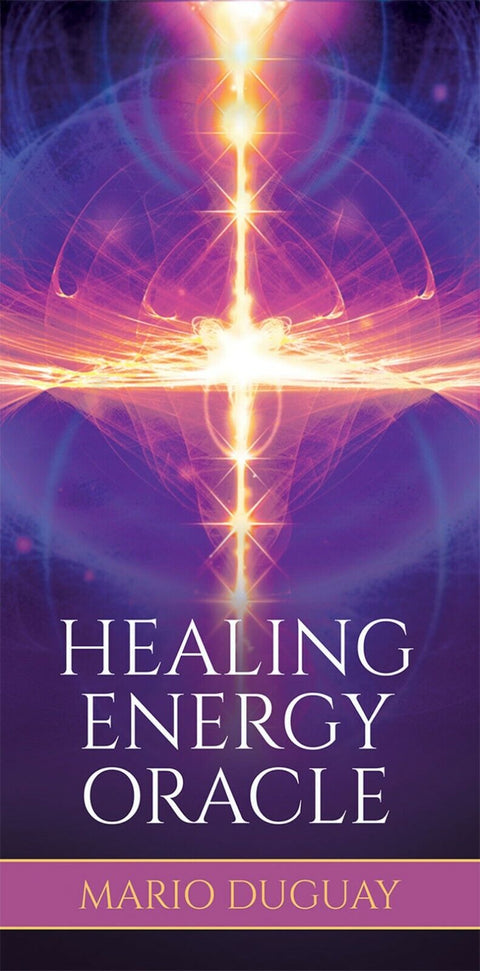 Healing Energy Oracle Cards Deck by Mario Duguay Blue Angel w/ Velvet Bag