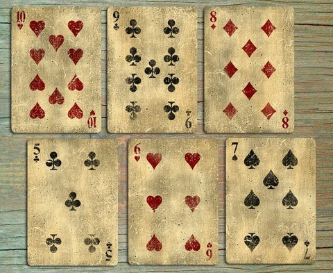 4x Bicycle Vintage Classic Playing Cards Deck Red Poker Magic Made in USA