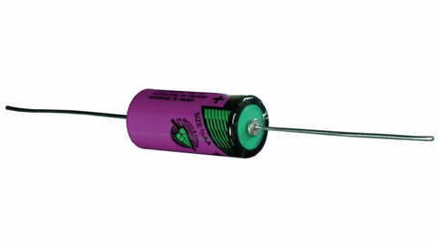 2x Tadiran SL-761 3.6V Lithium 2/3 AA ER14335 Battery with Axial Leads