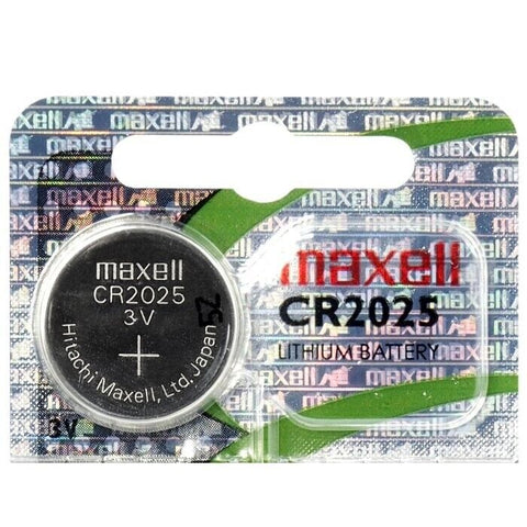 10 Maxell Cr2025 Lithium Batteries 3V Coin Cell Dl2025 Hologram Pack Exp 2029