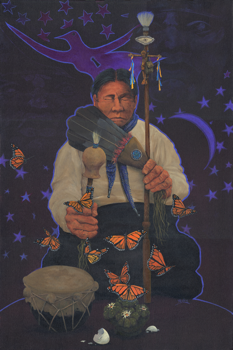 Sacred Vision Oracle Cards Bag Deck Beyond Words Esoteric Native Indigenous NEW