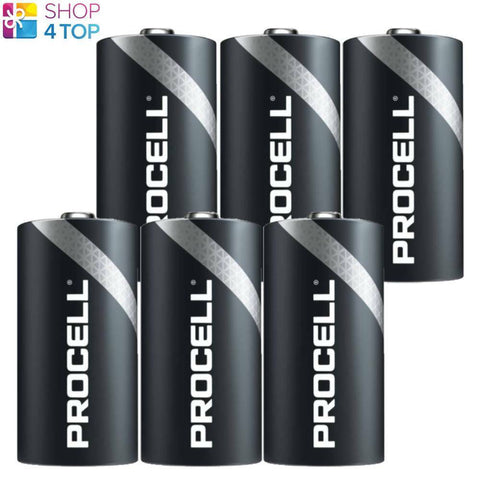 6 Duracell Procell C Alkaline Lr14 Battery 1.5V Mn 1400 Am-2 E93 NEW