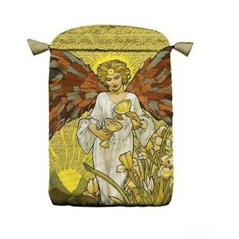 Golden Art Nouveau Tarot Deck by Lo Scarabeo with Satin Bag New