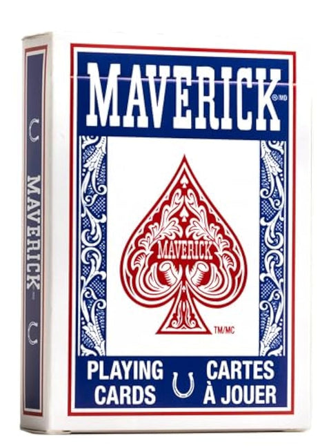 Maverick Blue Quality Playing Cards Deck Poker Standard Index Magic Tricks