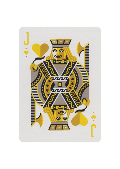 DKNG Yellow Wheel Playing Cards Poker Deck Bicycle Style Made in USA