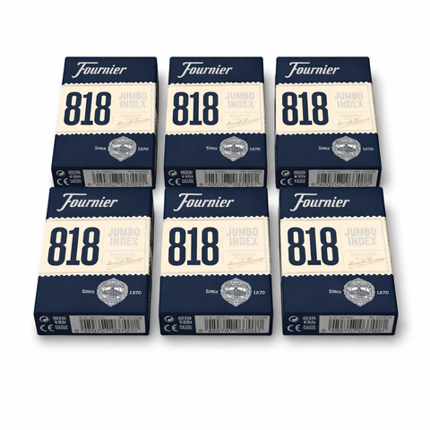 6x Fournier 818 Jumbo Index Poker Playing Cards Blue Casino Quality