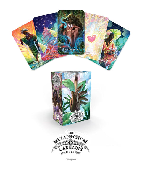 Metaphysical Cannabis Oracle Card Deck 78 Cards & Guidebook Liminal 11