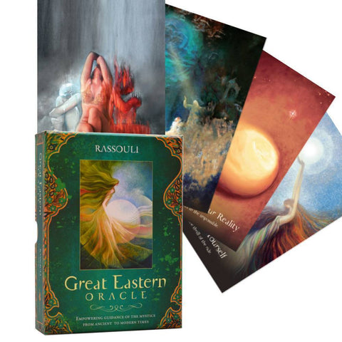 Great Eastern Oracle Cards Deck by Rassouli Blue Angel 44 Card Set