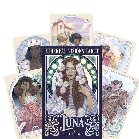 Ethereal Visions Tarot Luna Edition Deck by Matt Hughes w/ Guidebook
