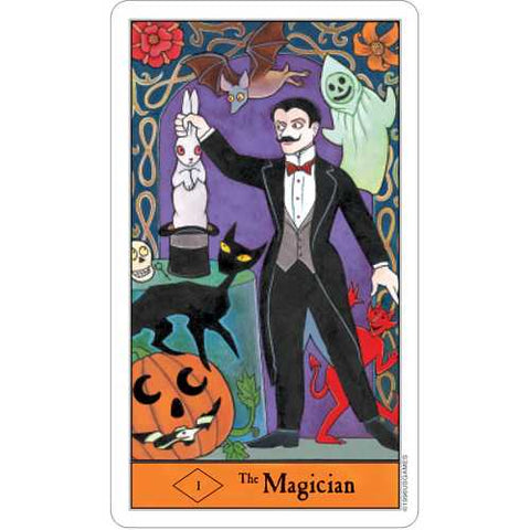 Halloween Tarot Deck & Book Set 78 Cards Kipling West US Games