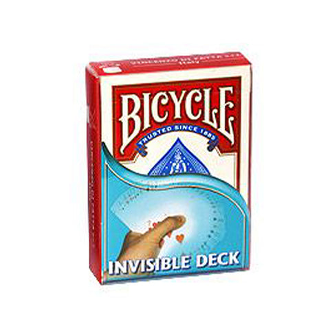 Bicycle Invisible Deck Red Playing Cards Magic Trick Poker Size