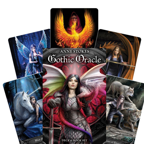 Anne Stokes Gothic Oracle Tarot Cards Deck & Guidebook Set by US Games