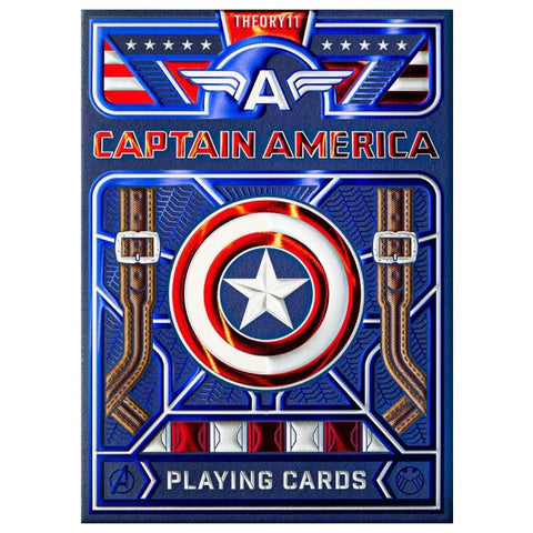Captain America Playing Cards Deck by Theory11 Poker Magic Collectible