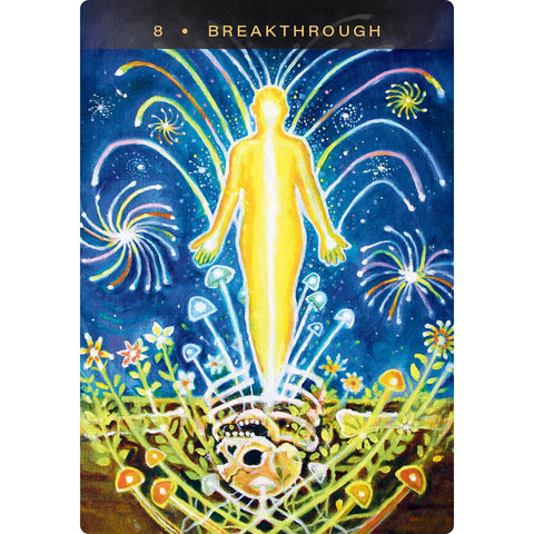 Sacred Mushroom Oracle Cards 44-Card Deck & Guidebook by Hay House