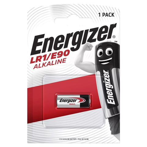Energizer LR1 E90 N 1.5V Alkaline Battery for Keyless Entry & Monitors