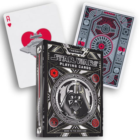 Star Wars Dark Side Playing Cards Deck by Theory11 Black Red Poker