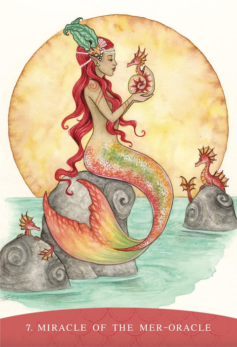 Sisters of the Sea Card Deck Mermaids Magic Blue Angel By Lucy Cavendish