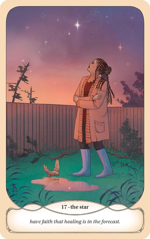 Cozy Witch Tarot Card Deck & Guidebook by Amanda Lovelace Janaina Medeiros