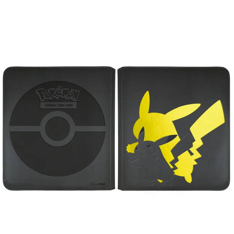 Ultra Pro Pokémon Pikachu 12-Pocket Zippered Pro Binder, Holds 480 Cards