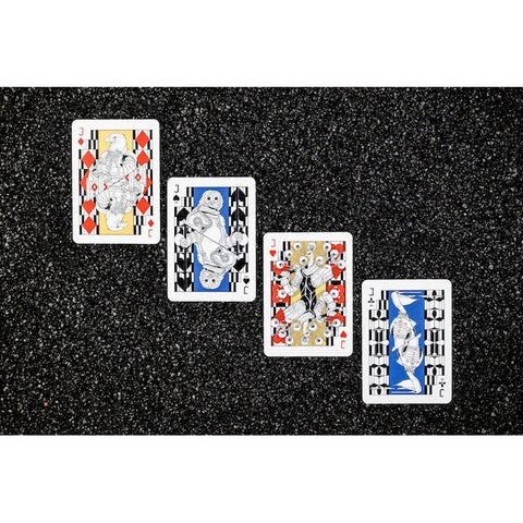 Pelican Playing Cards by Rokas Magic USPCC Black Luxury Foil Tuck Box