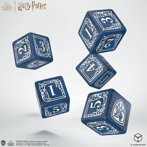 Harry Potter. Ravenclaw Dice & Pouch Set Magic Wizard Role Games Q-Workshop NEW