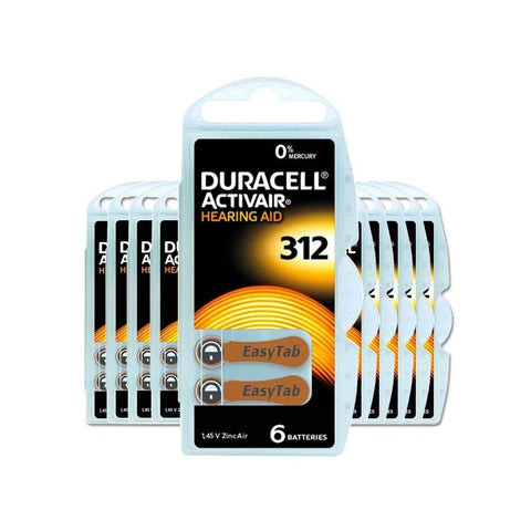 240x Duracell Activair DA312 PR41 Batteries Bulk Saver Bundle