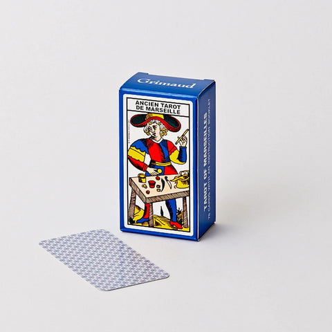 Mini Tarot de Marseille Cards French Edition Grimaud Cartomancie