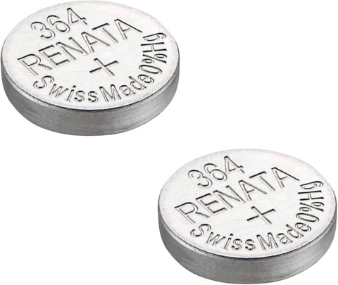 5x Renata 364 SR621SW Silver Oxide 1.55V Watch Batteries Swiss Made