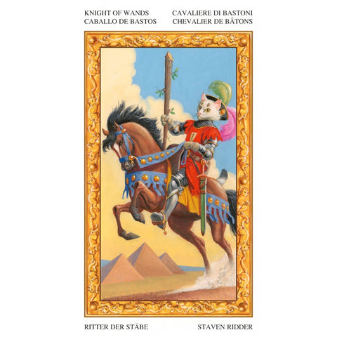 Tarot of White Cats 78 Card Deck by Lo Scarabeo with Guidebook