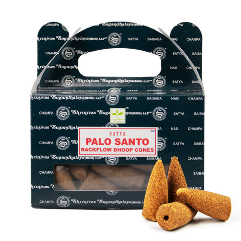 Backflow Dhoop Cones - Palo Santo Satya