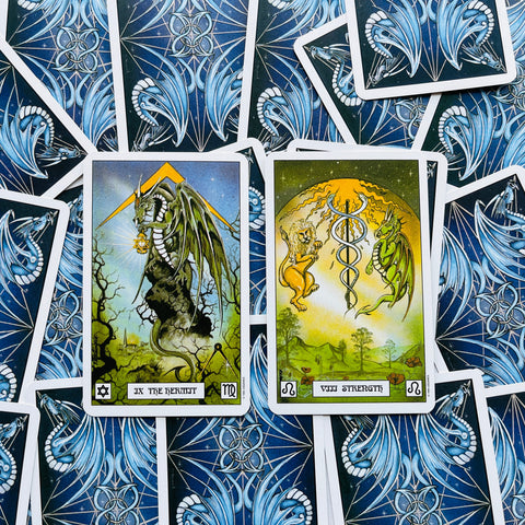 Dragon Tarot Card Deck 78 Cards by Terry Donaldson US Games Systems New