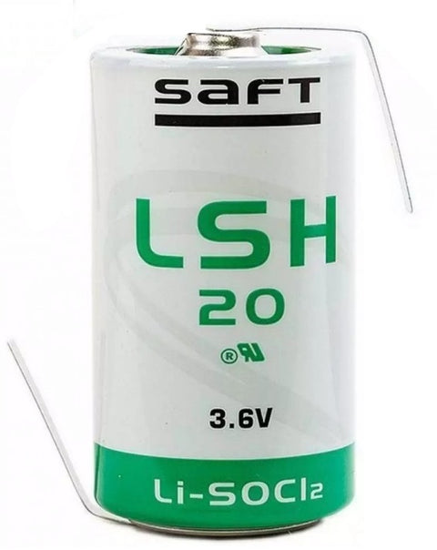 1x Saft LSH20 3.6V 13000mAh Li SOCl2 Battery With Z Tabs
