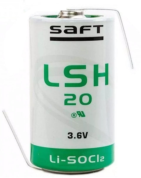 1x Saft LSH20 3.6V 13000mAh Li-SOCl2 D Cell Battery Z Tabs