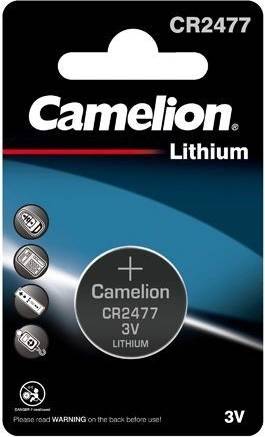 10x Camelion CR2477 3V Lithium Coin Cell Batteries for Watches & Fobs