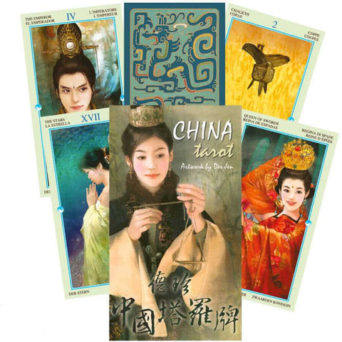 China Tarot Deck by Lo Scarabeo 78 Cards with Guidebook Divination