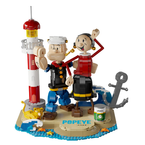 Popeye and Olive Oyl Construction Set