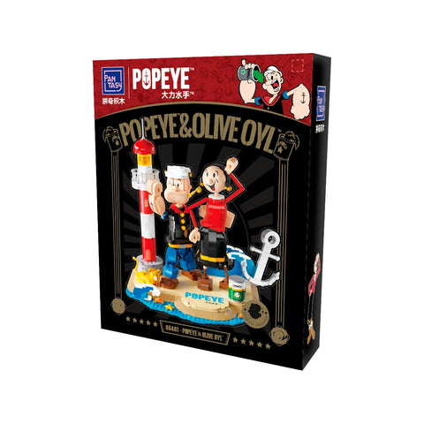 Popeye and Olive Oyl Construction Set